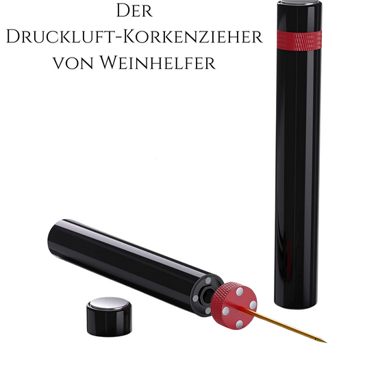 Der Druckluft-Weinflaschenöffner von Weinhelfer