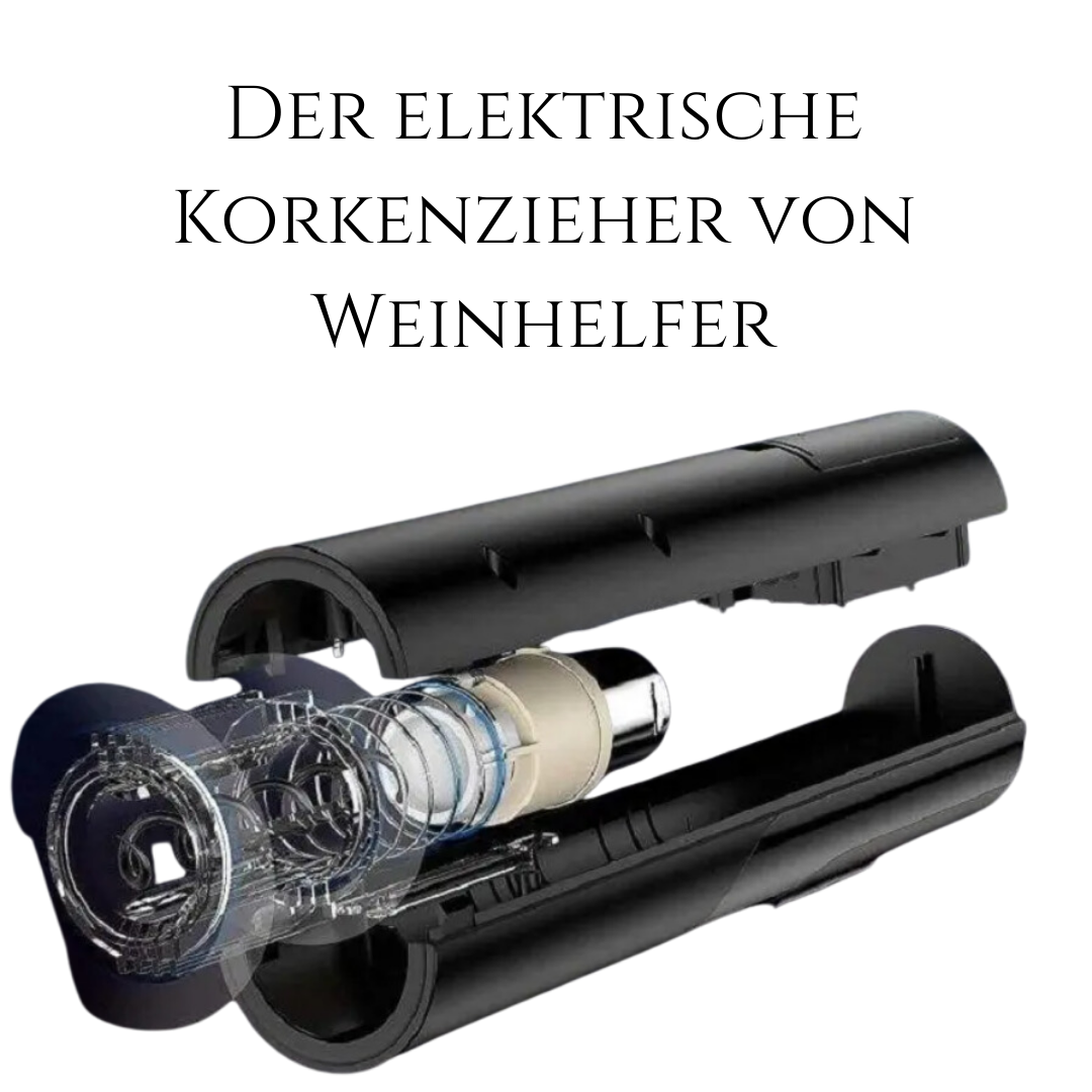 Der elektrische Korkenzieher von Weinhelfer